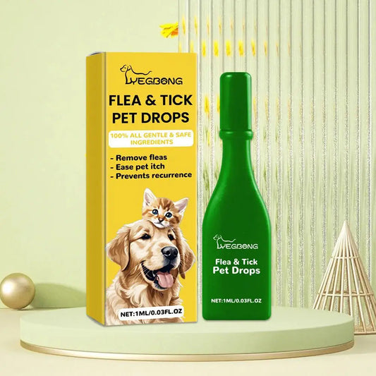 1pcs Dogs And Cats Anti Flea Drops Lice Remove Relieve Insect Supplies Pet Itching External Treatment Skin Tick Repellent D L6t9 Pawpal store