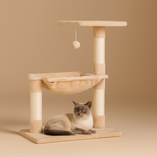 Arbre à chat PawHut avec hamac et griffoirs Pawpal store