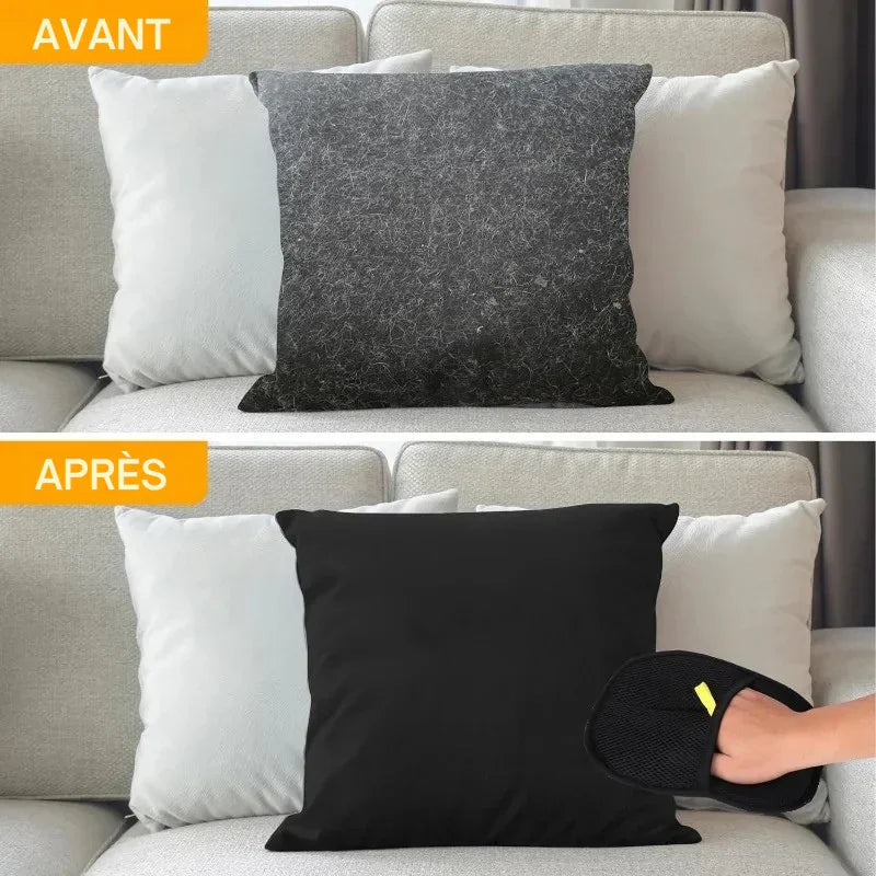 nettoyage-poils-coussin-avec-gant