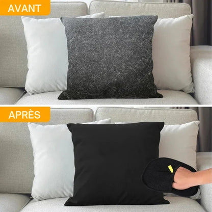 nettoyage-poils-coussin-avec-gant