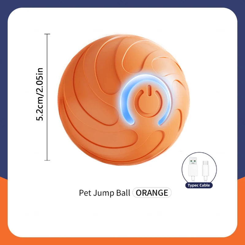 Smart Dog Toy Ball Electronic Interactive Pet Toy Moving Ball USB Automatic Moving Bouncing for Puppy Birthday Gift Cat Products Pawpal store