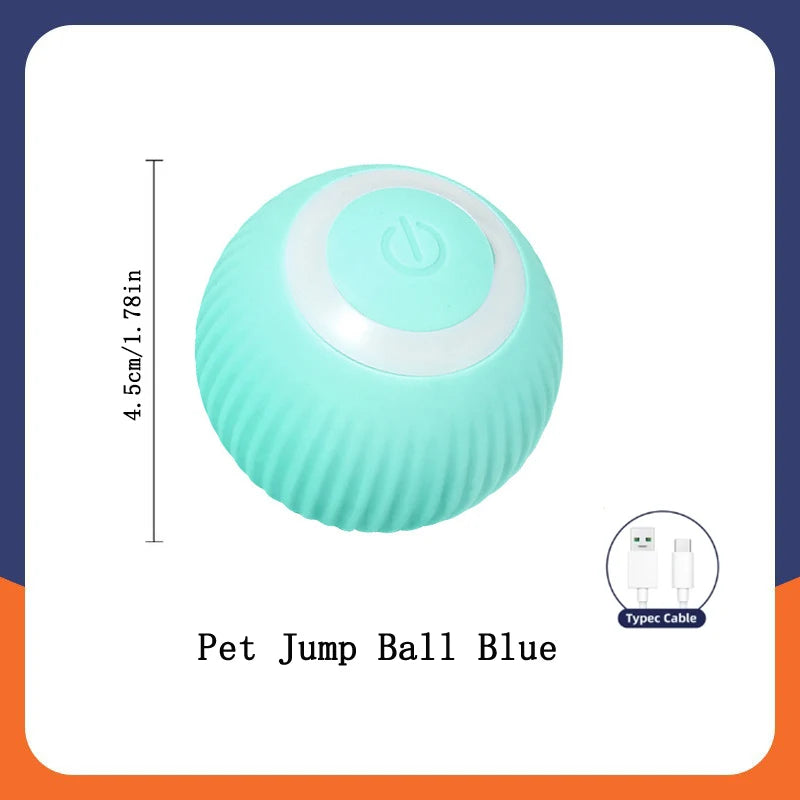 Smart Dog Toy Ball Electronic Interactive Pet Toy Moving Ball USB Automatic Moving Bouncing for Puppy Birthday Gift Cat Products Pawpal store