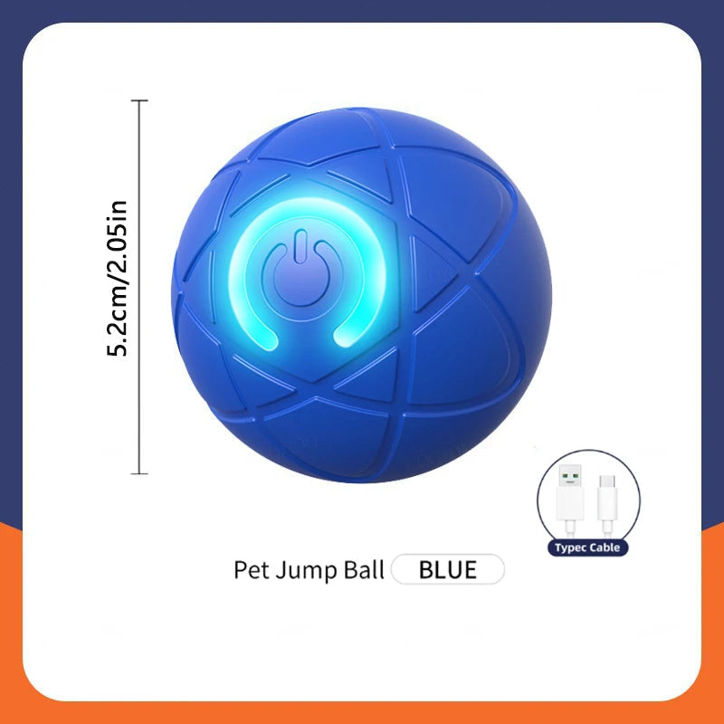Smart Dog Toy Ball Electronic Interactive Pet Toy Moving Ball USB Automatic Moving Bouncing for Puppy Birthday Gift Cat Products Pawpal store