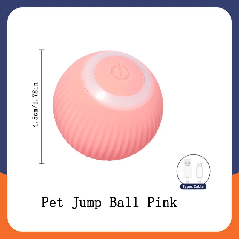 Smart Dog Toy Ball Electronic Interactive Pet Toy Moving Ball USB Automatic Moving Bouncing for Puppy Birthday Gift Cat Products Pawpal store