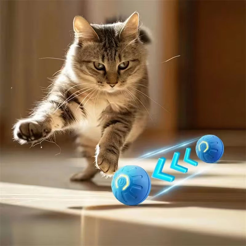 Smart Dog Toy Ball Electronic Interactive Pet Toy Moving Ball USB Automatic Moving Bouncing for Puppy Birthday Gift Cat Products Pawpal store