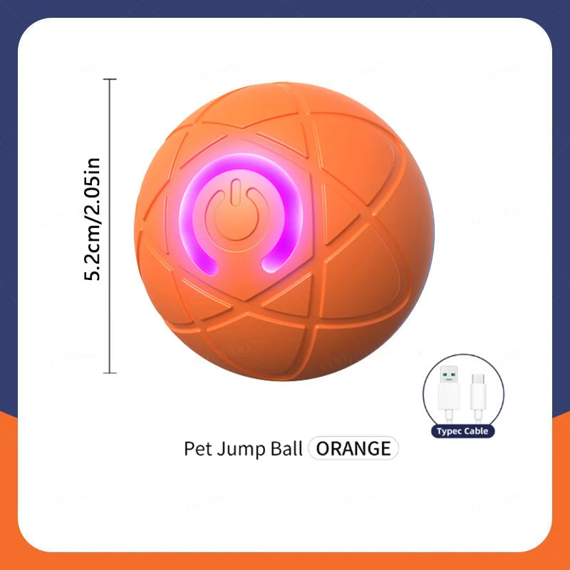 Smart Dog Toy Ball Electronic Interactive Pet Toy Moving Ball USB Automatic Moving Bouncing for Puppy Birthday Gift Cat Products Pawpal store