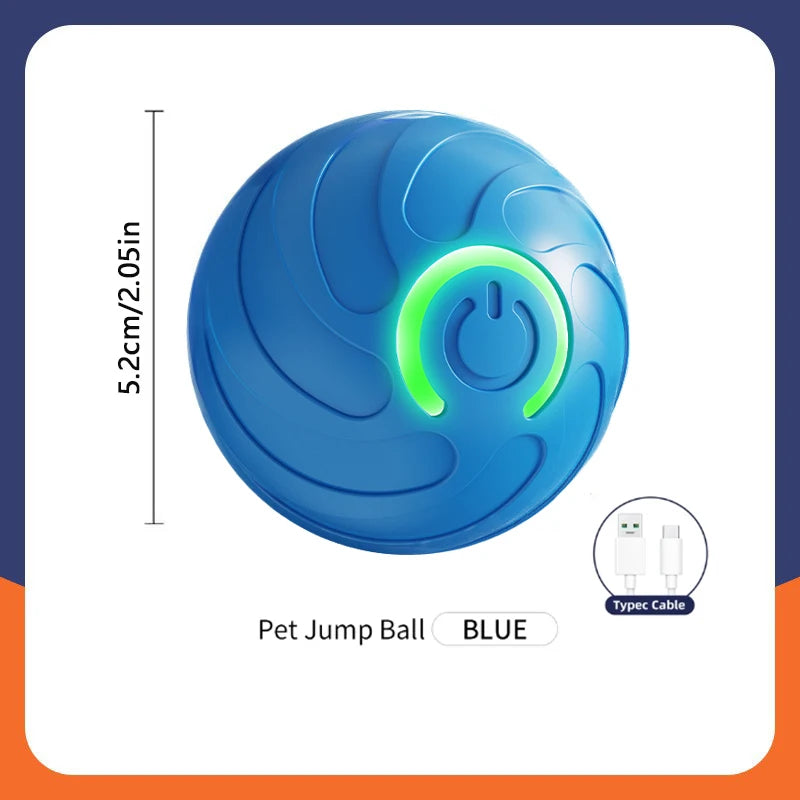 Smart Dog Toy Ball Electronic Interactive Pet Toy Moving Ball USB Automatic Moving Bouncing for Puppy Birthday Gift Cat Products Pawpal store