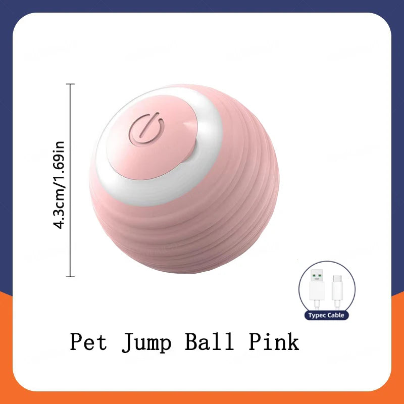 Smart Dog Toy Ball Electronic Interactive Pet Toy Moving Ball USB Automatic Moving Bouncing for Puppy Birthday Gift Cat Products Pawpal store